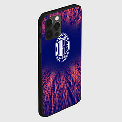Чехол для iPhone 12 Pro AC Milan red energy, цвет: 3D-черный — фото 2