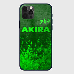 Чехол для iPhone 12 Pro Akira - green gradient посередине, цвет: 3D-черный