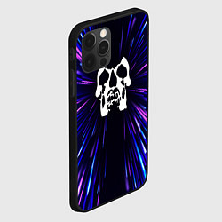 Чехол для iPhone 12 Pro Deftones neon energy, цвет: 3D-черный — фото 2
