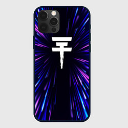Чехол для iPhone 12 Pro Tokio Hotel neon energy, цвет: 3D-черный