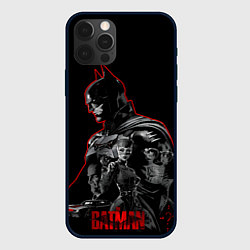 Чехол iPhone 12 Pro Бэтмен и враги в ночи