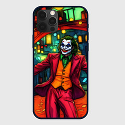 Чехол для iPhone 12 Pro Праздничный Джокер, цвет: 3D-черный