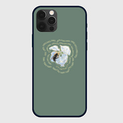 Чехол для iPhone 12 Pro Весна пчела на цветке, цвет: 3D-черный