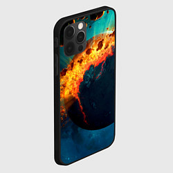 Чехол для iPhone 12 Pro Взрыв планеты, цвет: 3D-черный — фото 2