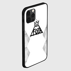 Чехол для iPhone 12 Pro Fall Out Boy white poly, цвет: 3D-черный — фото 2