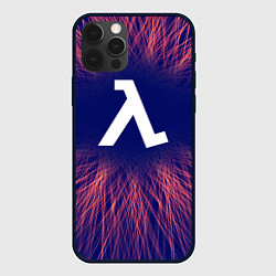 Чехол для iPhone 12 Pro Half-Life red energy, цвет: 3D-черный