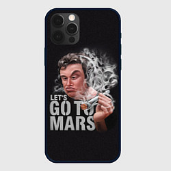 Чехол iPhone 12 Pro Илон Маск - Lets go to Mars