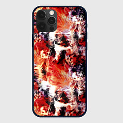Чехол iPhone 12 Pro Огненные перья