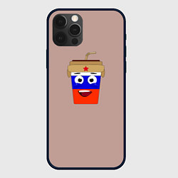 Чехол iPhone 12 Pro Стаканчик с мордочкой