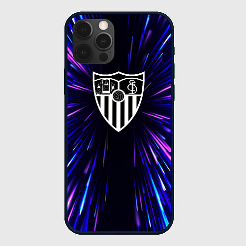 Чехол iPhone 12 Pro Sevilla neon energy / 3D-Черный – фото 1