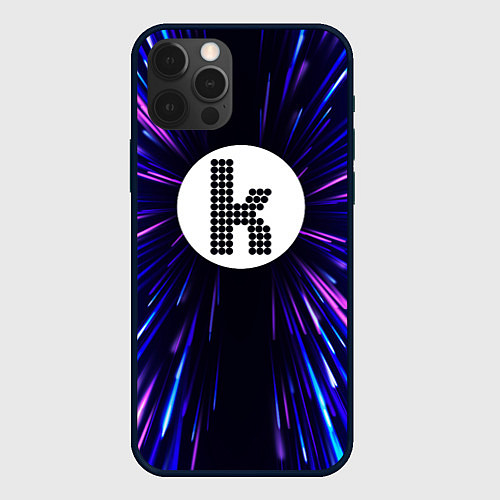 Чехол iPhone 12 Pro The Killers neon energy / 3D-Черный – фото 1