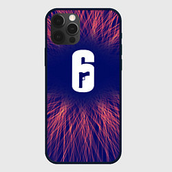 Чехол iPhone 12 Pro Rainbow Six red energy