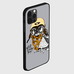 Чехол для iPhone 12 Pro Owl - wild crazy guy, цвет: 3D-черный — фото 2