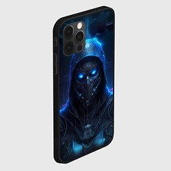 Чехол для iPhone 12 Pro Человек в маске, цвет: 3D-черный — фото 2