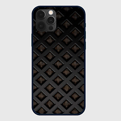 Чехол для iPhone 12 Pro Геометрический узор, цвет: 3D-черный