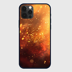 Чехол iPhone 12 Pro Золотая блестящая текстура