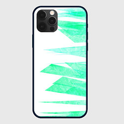 Чехол iPhone 12 Pro Color white light blue strip