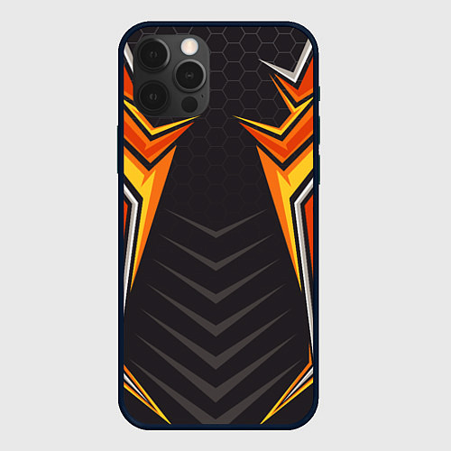Чехол iPhone 12 Pro Мото белка / 3D-Черный – фото 1