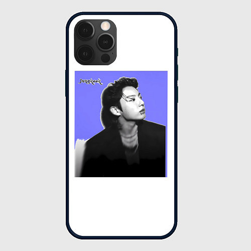 Чехол iPhone 12 Pro JK Чонгук / 3D-Черный – фото 1