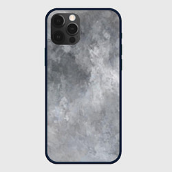 Чехол iPhone 12 Pro Абстракция - light gray haze