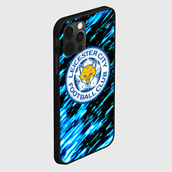 Чехол для iPhone 12 Pro Лестер Сити штрихи во льду, цвет: 3D-черный — фото 2