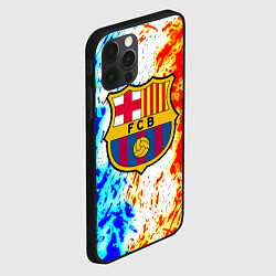 Чехол для iPhone 12 Pro Barcelona огненные краски, цвет: 3D-черный — фото 2