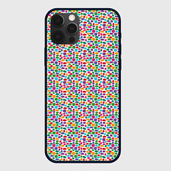 Чехол iPhone 12 Pro Разноцветные мелкие камешки