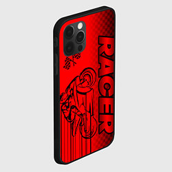 Чехол для iPhone 12 Pro Гонщик, цвет: 3D-черный — фото 2