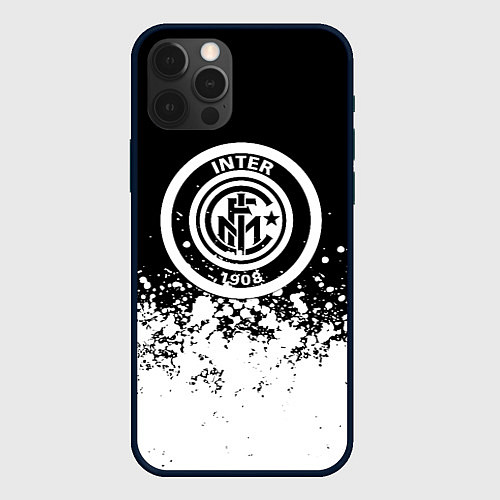 Чехол iPhone 12 Pro Inter краски / 3D-Черный – фото 1