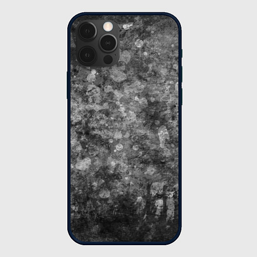 Чехол iPhone 12 Pro Абстракция - dark forest / 3D-Черный – фото 1