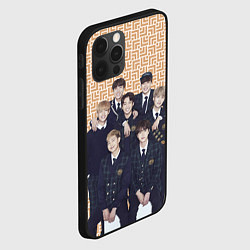 Чехол для iPhone 12 Pro BTS в костюмах, цвет: 3D-черный — фото 2