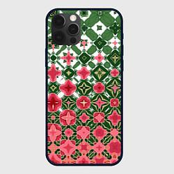 Чехол iPhone 12 Pro Розово-зеленая метаморфоза