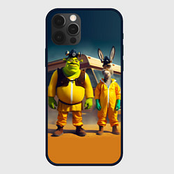 Чехол для iPhone 12 Pro Шрек и Данки пустились во все тяжкие, цвет: 3D-черный