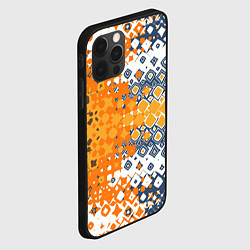 Чехол для iPhone 12 Pro Геометрические разводы, цвет: 3D-черный — фото 2