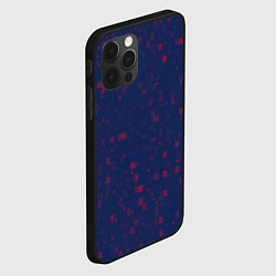 Чехол для iPhone 12 Pro Color red squares, цвет: 3D-черный — фото 2