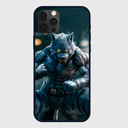 Чехол iPhone 12 Pro Волк боец