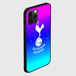 Чехол для iPhone 12 Pro Тоттенхэм Хотспур неон краски, цвет: 3D-черный — фото 2