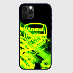 Чехол для iPhone 12 Pro Арсенал кислотные краски, цвет: 3D-черный