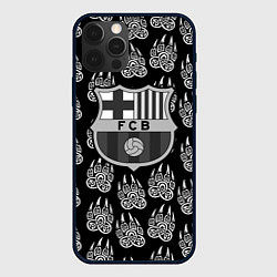 Чехол для iPhone 12 Pro Barcelona лапы лес, цвет: 3D-черный