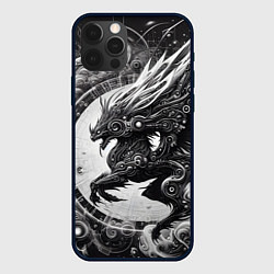 Чехол iPhone 12 Pro Cyber dragon - ai art fantasy