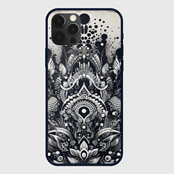 Чехол для iPhone 12 Pro Abstract pattern - graffiti, цвет: 3D-черный