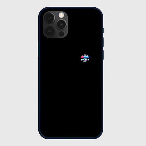 Чехол iPhone 12 Pro Hockey day / 3D-Черный – фото 1