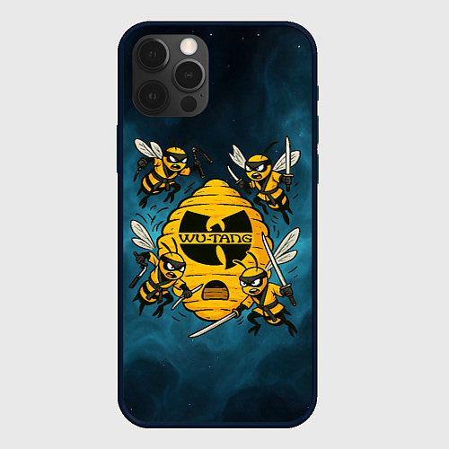 Чехол iPhone 12 Pro Wu-tang clan пчелы / 3D-Черный – фото 1