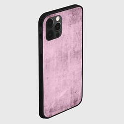 Чехол для iPhone 12 Pro Текстура розовый бетон, цвет: 3D-черный — фото 2