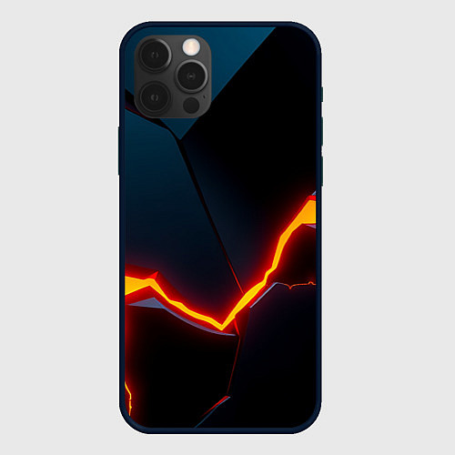 Чехол iPhone 12 Pro Breaking block / 3D-Черный – фото 1