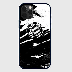 Чехол для iPhone 12 Pro Бавария Мюнхен крылья краски, цвет: 3D-черный