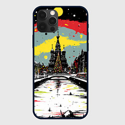 Чехол iPhone 12 Pro Праздничная новогодняя Москва
