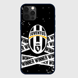 Чехол для iPhone 12 Pro Juventus подедитель краски, цвет: 3D-черный