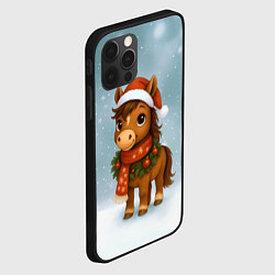 Чехол для iPhone 12 Pro Милый конек, цвет: 3D-черный — фото 2