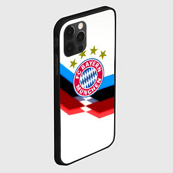 Чехол для iPhone 12 Pro Бавария Мюнхен геометрия спорт, цвет: 3D-черный — фото 2